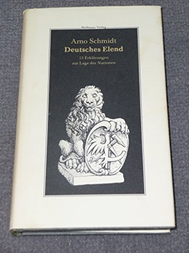 Beispielbild fr Deutsches Elend. 13 Erklrungen zur Lage der Nationen. zum Verkauf von Antiquariat & Verlag Jenior