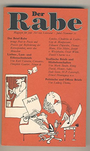 Stock image for Der Rabe. Magazin fr jede Art von Literatur - Nummer 10 for sale by Antiquariat Buchhandel Daniel Viertel