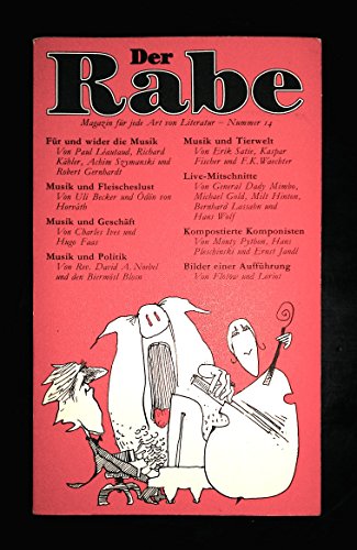 Imagen de archivo de Der Rabe. Magazin fr jede Art von Literatur. Nummer 14 a la venta por Hylaila - Online-Antiquariat