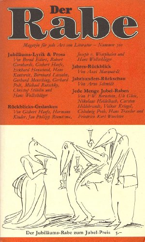 Imagen de archivo de Der Rabe. Magazin fr jede Art von Literatur. Jubel-Rabe 500 a la venta por Hylaila - Online-Antiquariat
