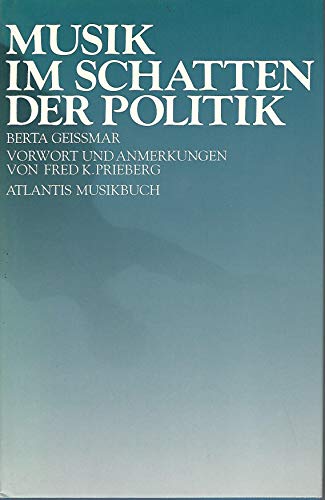 Stock image for Musik im Schatten der Politik for sale by medimops