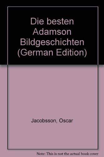 Die besten Adamson Bildgeschichten - Jacobsson, Oscar