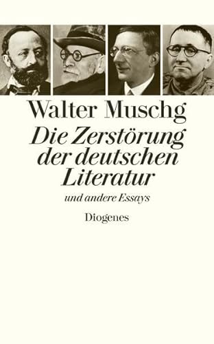 9783257066456: Muschg, W: Zerstrung der deutschen Literatur