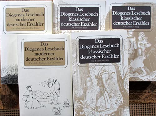 Beispielbild fr Die Diogenes Lesebcher klassischer und moderner deutscher Erzhler in 5 Bnden (detebe - Kassetten) zum Verkauf von Gerald Wollermann