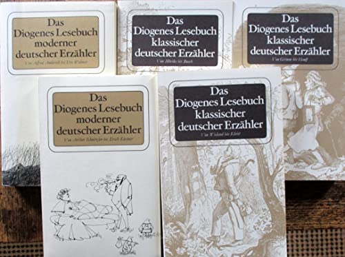 9783257206203: Die Diogenes Lesebcher klassischer und moderner deutscher Erzhler. Von Wieland bis zur Gegenwart. detebe 208 /1-5