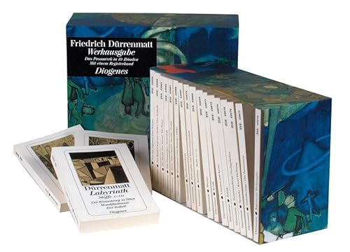 Das Prosawerk: in 19 Bänden ; mit einem Registerband zur Werkausgabe. (1) Aus den Papieren eines Werters (2) Der Richter und sein Henker/ Der Verdacht (3) der Hund/der Tunnel/ die Panne (4) Grieche sucht Griechin/Mister X macht Ferien (5) Das Versprechen/Aufenthalt (6) Der Sturz/ Abu Chanifa/ Smith/ Pythia (7) Justiz (8) Minotaurus/der Auftrag/Midas (9) Durcheinandertal (10) Labyrinth Stoffe I-III (11) Turmbau Stoffe IV-IX (12) Thetaer (13) Kritik (14) Literatur und Kunst (15) Philosophie und Naturwissenschaft (16) Politik (17) Zusammenhänge/Nachgedanken (18) Versuche/Kants Hoffnung (19) Gedankenfuge/der Pensionierte (20) Registerband zur Werkausgabe - Dürrenmatt, Friedrich