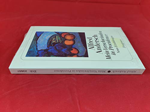 Beispielbild fr Mein Verschwinden in Providence. Neun Geschichten von Andersch, Alfred zum Verkauf von Nietzsche-Buchhandlung OHG