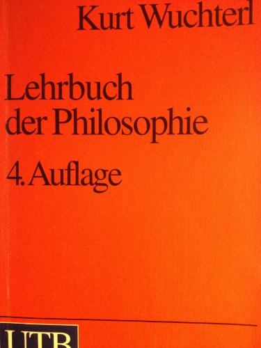 Beispielbild für Lehrbuch der Philosophie. zum Verkauf von medimops