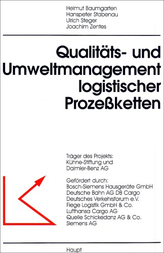 Beispielbild fr Qualitts- und Umweltmanagement logistischer Prozeketten. zum Verkauf von Hans J. von Goetz Antiquariat