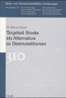Stock image for Targeted Stocks als Alternative zu Desinvestitionen for sale by suspiratio - online bcherstube