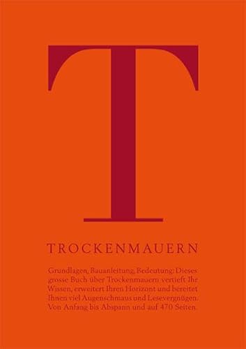 9783258077055: Trockenmauern: Grundlagen, Bauanleitung, Bedeutung