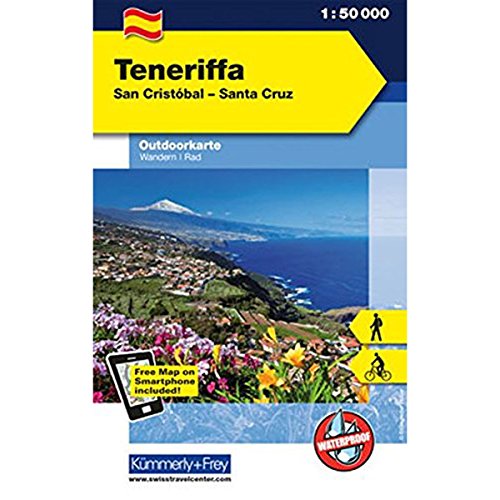 9783259007334: Tenerife ES: San Cristbal - Santa Cruz: 733 (Outdoor maps Spain)