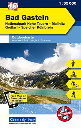 9783259007358: Bad Gastein / Hohe Tauern NP (16) (Outdoor maps Austria)