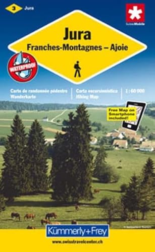 9783259008799: KuF Schweiz Wanderkarte 03 Jura. Franches Montagne - Ajoie 1 : 60 000