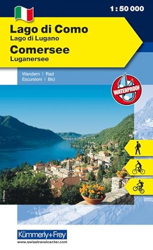 Stock image for Lago di Como - Lago di Lugano 1 : 50 000. Holiday Map for sale by medimops