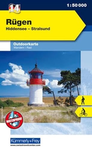 Beispielbild fr Rgen. Hiddensee - Stralsund. Outdoorkarte Wandern Rad 1 : 50.000 zum Verkauf von Paderbuch e.Kfm. Inh. Ralf R. Eichmann