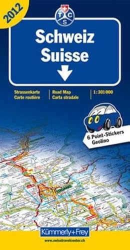 Beispielbild fr Switzerland (International Road Map) zum Verkauf von WorldofBooks