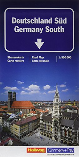 K+F Deutschland Straßenkarte Süd 1 : 500 000: Mit Sehenswürdigkeiten und Ortsindex, wasserfest - Kümmerly+Frey