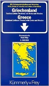 9783259011355: Griechenland =: Grèce = Greece 1:500 000 (International Road Map) (German Edition)
