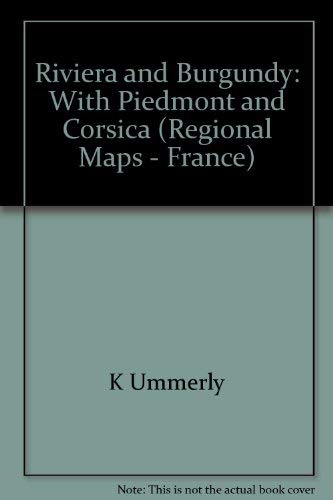 Beispielbild fr Kmmerly & Frey Karten, Riviera, Burgund: With Piedmont and Corsica (Regional Maps - France) zum Verkauf von medimops