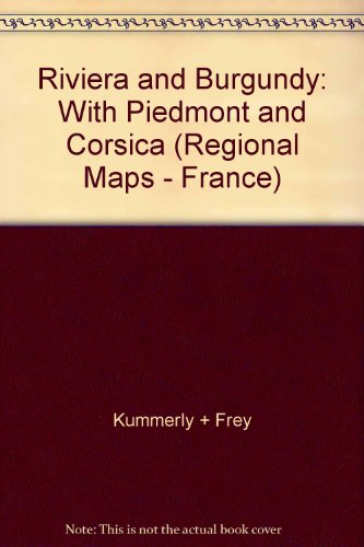Beispielbild fr Riviera and Burgundy: With Piedmont and Corsica (Regional Maps - France) zum Verkauf von medimops
