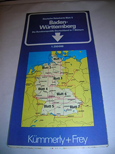 Stock image for Baden/Wurttemberg: 05 (Regional Maps - Germany) for sale by WorldofBooks