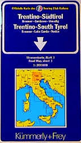 Beispielbild fr Kmmerly & Frey Karten, Trentino, Sdtirol: Trentino - Southern Tyrol Sheet 3 (Italy - Regional maps) zum Verkauf von medimops