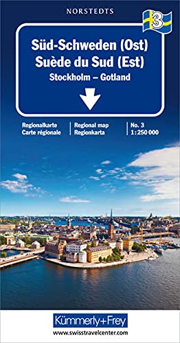 Beispielbild fr Kmmerly & Frey Karten, Sd-Schweden (Ost): Stockholm - Gotland: Vastervik, Avesta, Uppsala (Regional Maps - Sweden) zum Verkauf von medimops