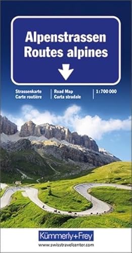 Imagen de archivo de Alpine roads k&f (+r) (International Road Map) a la venta por WorldofBooks