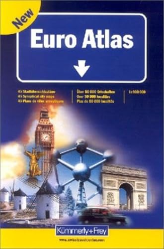 Beispielbild fr Euro Atlas 1 : 900 000. zum Verkauf von WorldofBooks