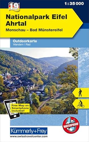 Beispielbild fr Nationalpark Eifel: Nr. 19, Outdoorkarte Deutschland, 1:35 000, Mit kostenlosem Download fr Smartphone (Kmmerly+Frey Outdoorkarten Deutschland) zum Verkauf von medimops