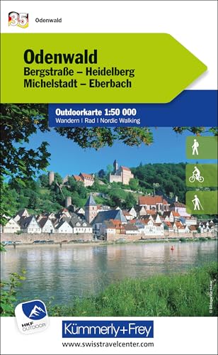 Stock image for Odenwald Nr. 35 Outdoorkarte Deutschland 1:50 000: Bergstrasse, Heidelberg, Michelstadt, Eberbach, water resistant, free Download mit HKF Outdoor App (Kmmerly+Frey Outdoorkarten Deutschland) for sale by medimops