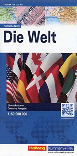 Stock image for Welt politisch Karte: 1:50 Mio. (Kmmerly+Frey Welt- und Kontinentkarten) for sale by medimops