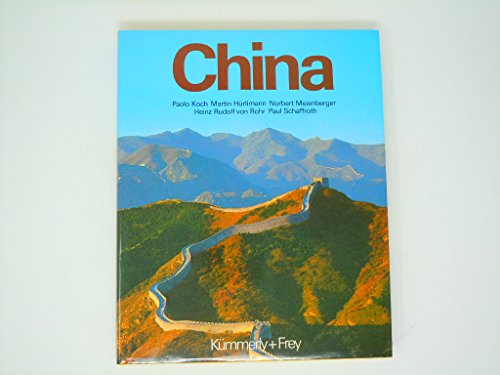 Imagen de archivo de China. Lizenzausg. fr d. BRD. a la venta por Antiquariat + Buchhandlung Bcher-Quell