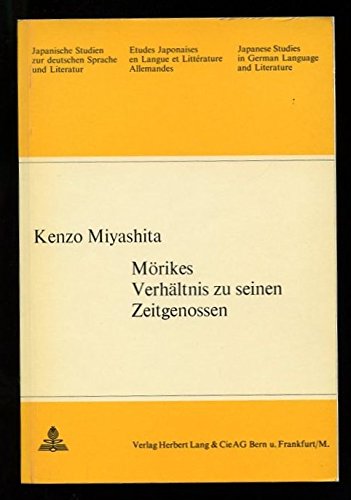 Imagen de archivo de Mrikes Verhltnis zu seinen Zeitgenossen. a la venta por SKULIMA Wiss. Versandbuchhandlung