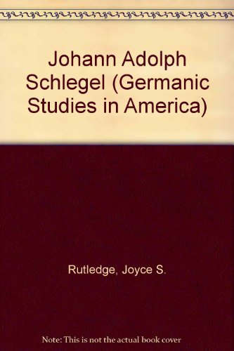 9783261013606: Johann Adolph Schlegel: v. 18