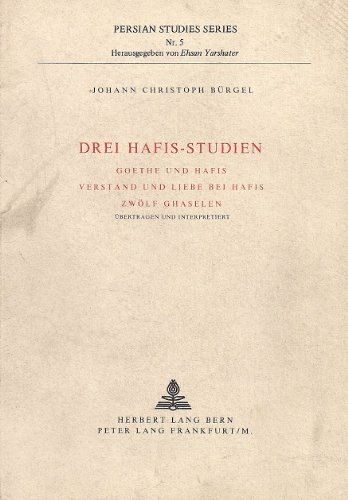 Beispielbild fr drei hafis-studien zum Verkauf von Antiquariat Walter Nowak