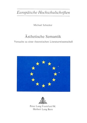 Imagen de archivo de sthetische Semantik. a la venta por SKULIMA Wiss. Versandbuchhandlung