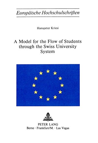 A model for the flow of students through the Swiss university system. Europäische Hochschulschrif...