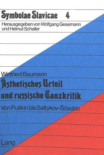 Stock image for sthetisches Urteil und russische Tanzkritik. for sale by SKULIMA Wiss. Versandbuchhandlung