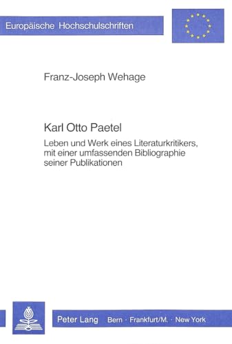 Karl Otto Paetel.