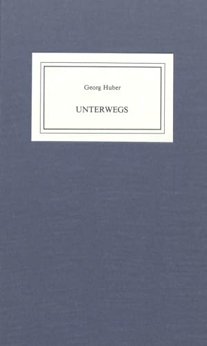 Unterwegs. Frontispiz von Hans Erni. - Huber, Georg