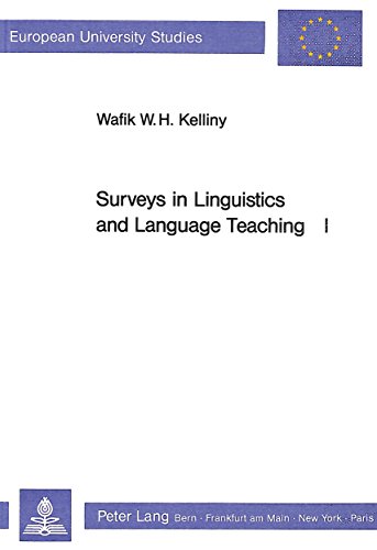 Beispielbild fr Surveys in Linguistics and Language Teaching 1 (European University Studies, Series 21, Linguistics, Vol 67) zum Verkauf von Revaluation Books
