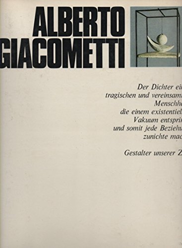 Stock image for Alberto Giacometti. for sale by medimops