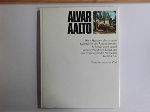 Imagen de archivo de Alvar Aalto. a la venta por KUNSTHAUS-STUTTGART