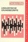 Beispielbild fr Hirts Stichwortbcher, Wrterbuch linguistische Grundbegriffe zum Verkauf von medimops