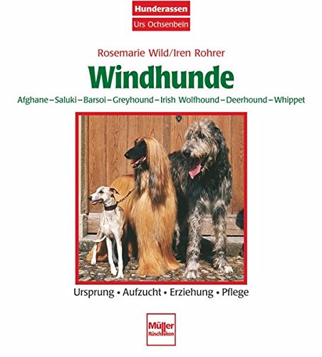 Windhunde - Afghane/Saluki/Barsoi/Greyhound/Irish Wolfhound/Deerhound/: Whippet - Ursprung - Aufzucht - Erziehung - Pflege (Hunderassen Urs Ochsenbein) - Wild Rosemarie, Rohrer Iren