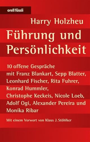 Imagen de archivo de Fhrung und Persnlichkeit a la venta por BuchZeichen-Versandhandel