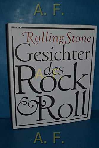 Stock image for Gesichter des Rock?n?Roll. Ein Fotoalbum der Zeitschrift Rolling Stone. for sale by Rotes Antiquariat Wien