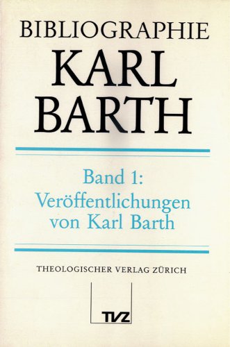 Beispielbild fr Verffentlichungen von Karl Barth. zum Verkauf von Antiquariat Kai Gro